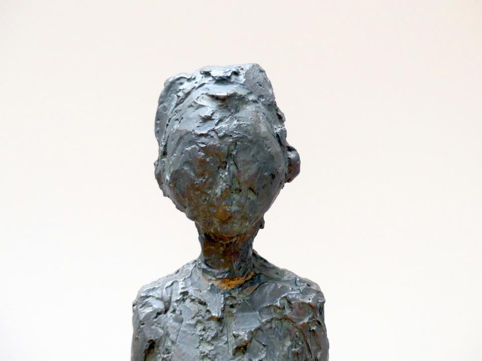 Alberto Giacometti (1914–1965), Die Frau auf dem Wagen, Stuttgart, Staatsgalerie, Internationale Malerei und Skulptur 13, um 1944–1945, Bild 4/5