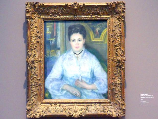 Auguste Renoir (Pierre-Auguste Renoir) (1866–1918), Madame Victor Choquet, Stuttgart, Staatsgalerie, Europäische Malerei und Skulptur 2, 1875