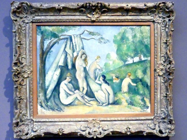 Paul Cézanne (1866–1906), Badende vor einem Zelt, Stuttgart, Staatsgalerie, Europäische Malerei und Skulptur 2, 1883–1885