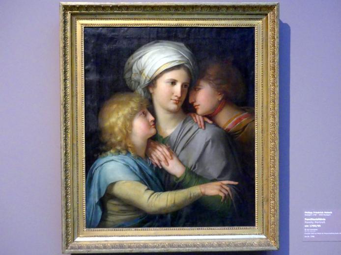 Philipp Friedrich Hetsch (1777–1808), Familienbildnis, Stuttgart, Staatsgalerie, Europäische Malerei und Skulptur 10, um 1790–1795