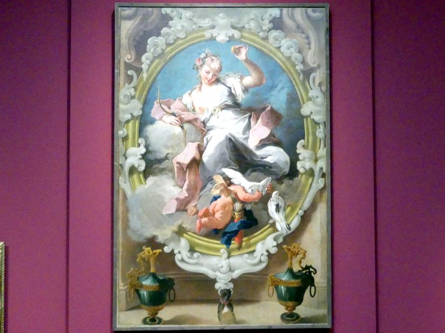 Giovanni Battista Pittoni (1722–1748), Venus als Siegerin, Stuttgart, Staatsgalerie, Italienische Malerei 3, um 1723–1727, Bild 1/2