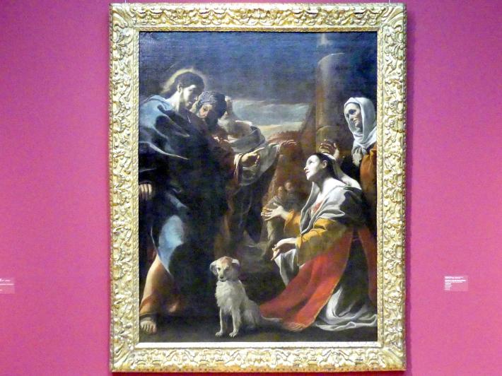 Mattia Preti (1632–1699), Christus und die Kanaaniterin, Stuttgart, Staatsgalerie, Italienische Malerei 4, 1655–1656