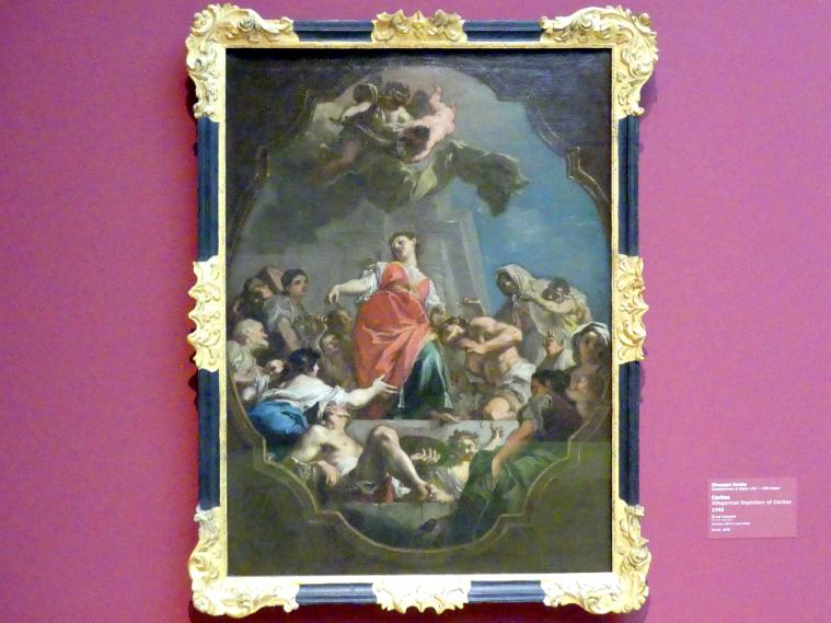 Giuseppe Bonito (1742), Caritas, Stuttgart, Staatsgalerie, Italienische Malerei 4, 1742