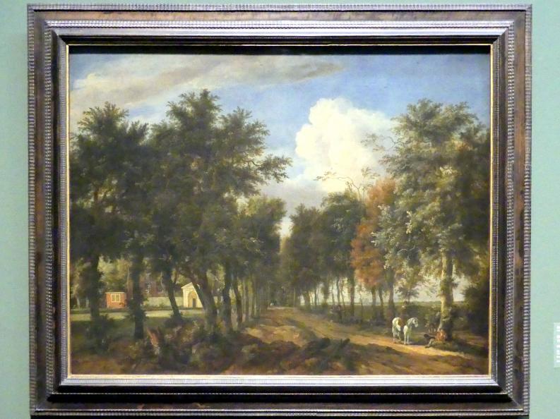 Jan van Kessel (1655–1670), Die Allee, Stuttgart, Staatsgalerie, Niederländische Malerei 4, um 1670