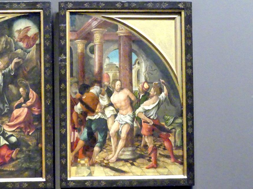 Hans Burgkmair der Ältere (1490–1529), Die Geißelung Christi, Stuttgart, Staatsgalerie, Altdeutsche Malerei 4, 1520–1524