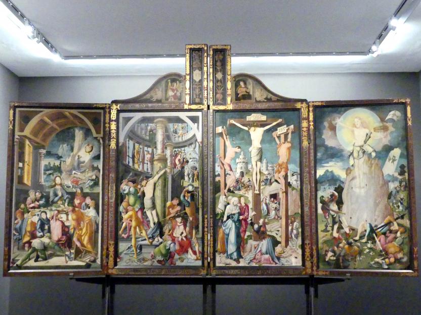 Jerg (Jörg) Ratgeb (1515–1519), Herrenberger Altar, Herrenberg, Stiftskirche Unserer Lieben Frau, jetzt Stuttgart, Staatsgalerie, Altdeutsche Malerei 5, 1519