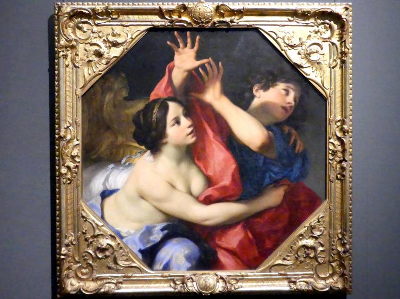 Carlo Cignani (1650–1680), Joseph und die Frau des Potiphar, Dresden, Gemäldegalerie Alte Meister, 1. OG: Italienische Malerei 17. Jahrhundert, um 1670–1680