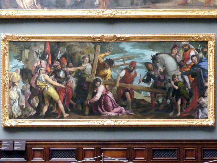 Paolo Caliari (Veronese) (1547–1587), Die Kreuztragung, Dresden, Gemäldegalerie Alte Meister, 1. OG: Veronese, um 1571