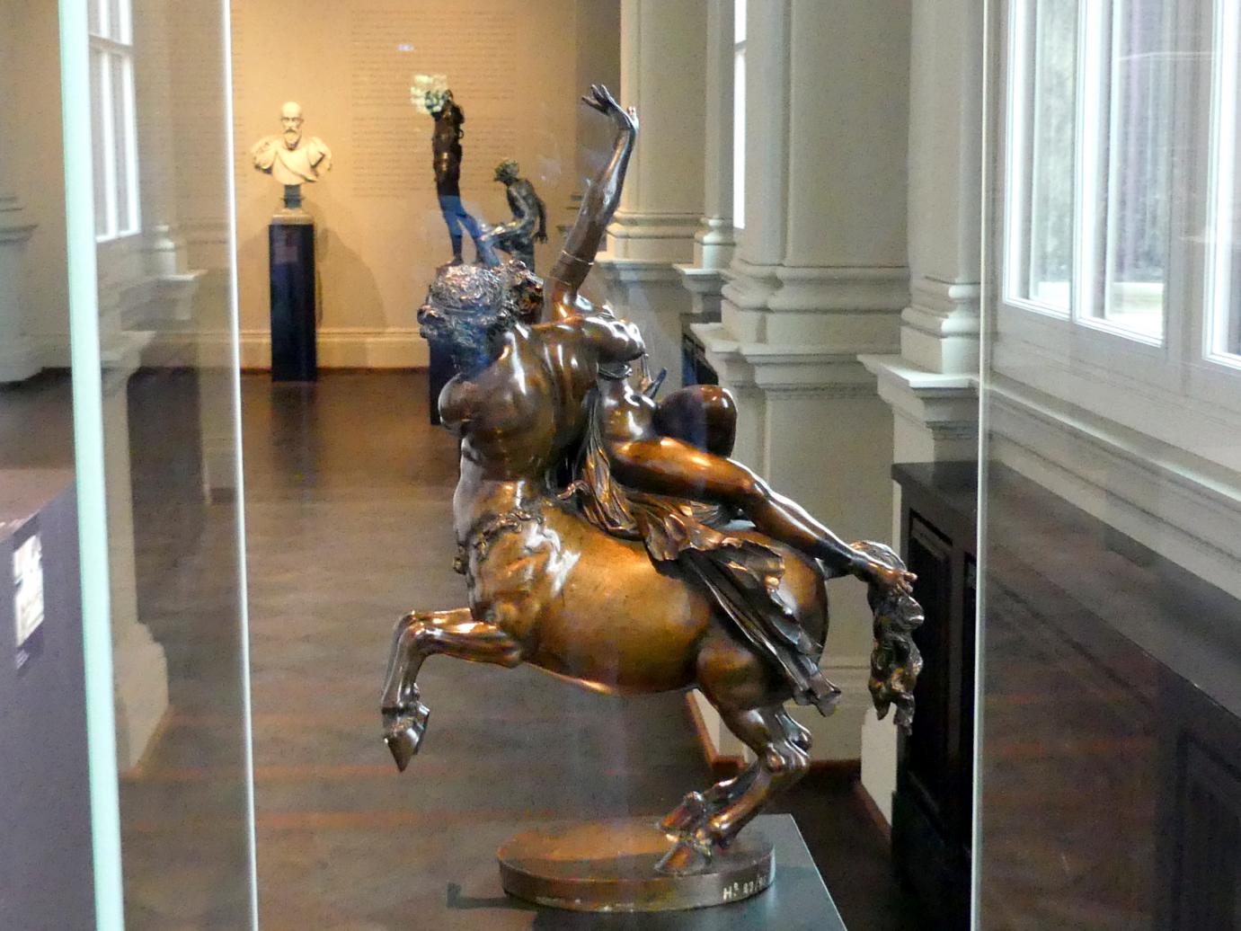 Giovanni da Bologna (Giambologna) (1556–1608), Nessus raubt Deianira, Dresden, Gemäldegalerie Alte Meister, 1. OG: Skulpturen 15.-18. Jahrhundert, vor 1587, Bild 2/5