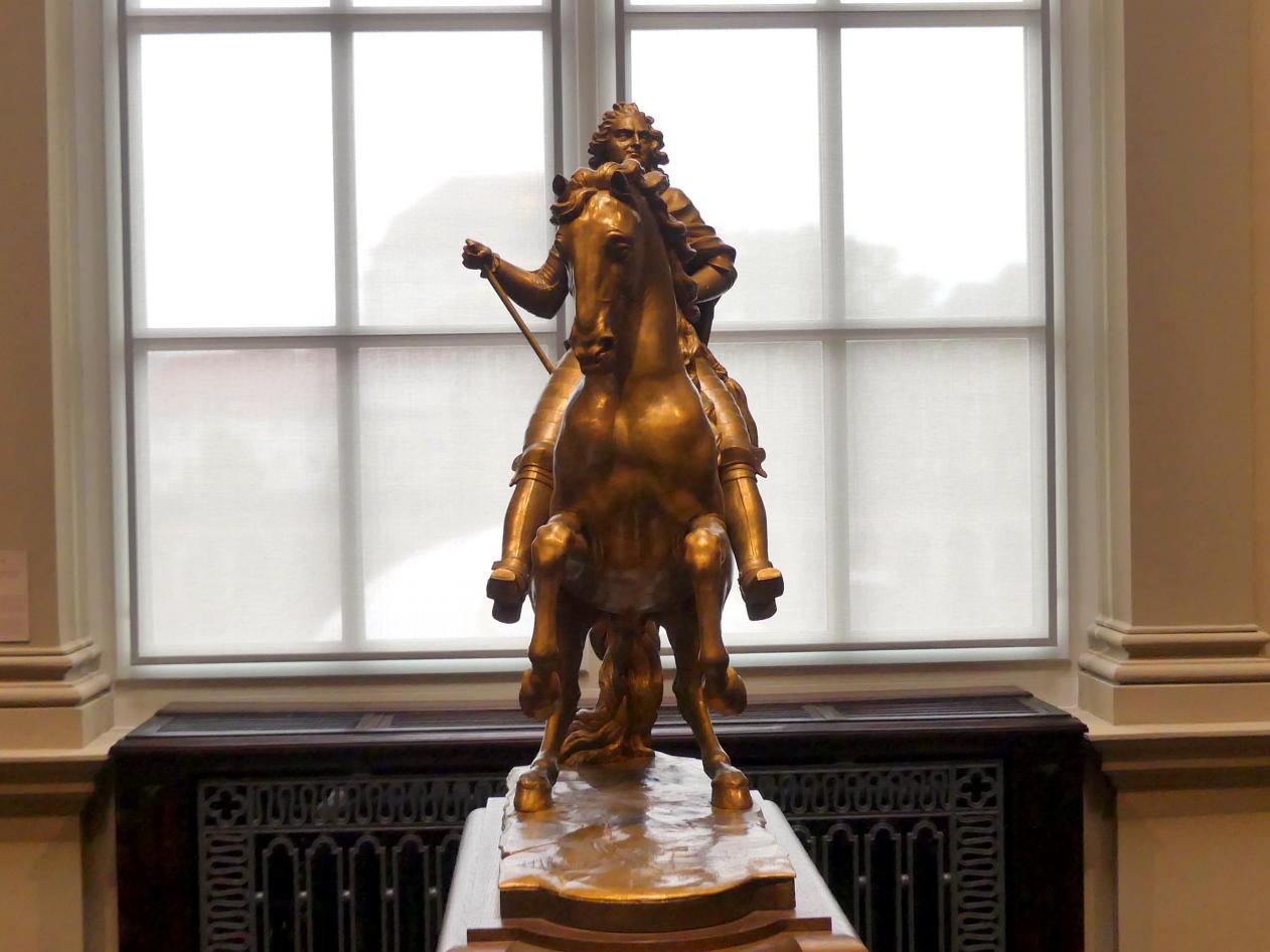 Paul Heermann (1700–1725), Modell zu einem Reiterstandbild für August den Starken, Dresden, Gemäldegalerie Alte Meister, 1. OG: Skulpturen 15.-18. Jahrhundert, um 1711–1713, Bild 2/5