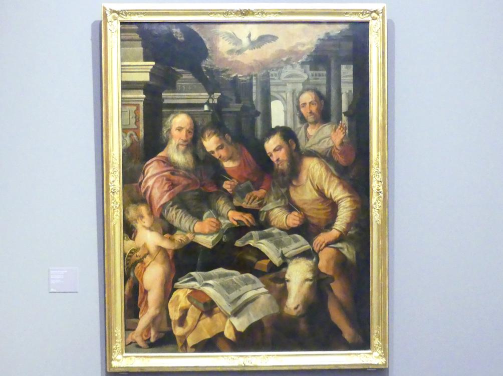Joachim Beuckelaer (1561–1574), Die vier Evangelisten, Dresden, Gemäldegalerie Alte Meister, EG: Altäre und Andachtsbilder, 1567
