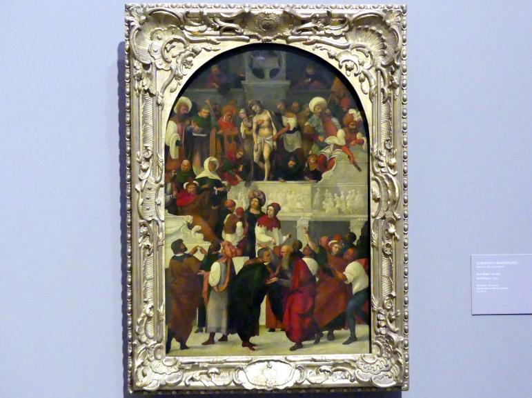 Ludovico Mazzolino (1505–1525), Ecce Homo, Dresden, Gemäldegalerie Alte Meister, EG: Altäre und Andachtsbilder, um 1525