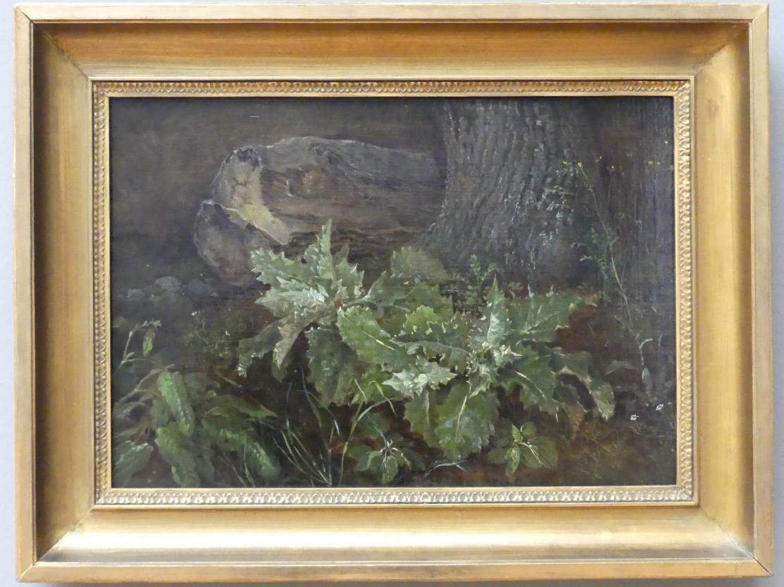 Carl Gustav Carus (1819–1845), Waldstück mit Baumstamm, Dresden, Albertinum, Galerie Neue Meister, 2. Obergeschoss, Saal 1, 1820