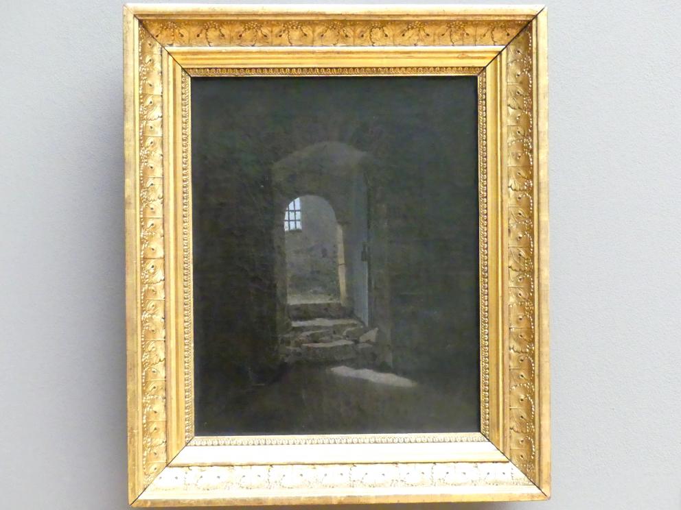 Caspar David Friedrich (1798–1836), Toreingang in Meißen, Dresden, Albertinum, Galerie Neue Meister, 2. Obergeschoss, Saal 2, 1827