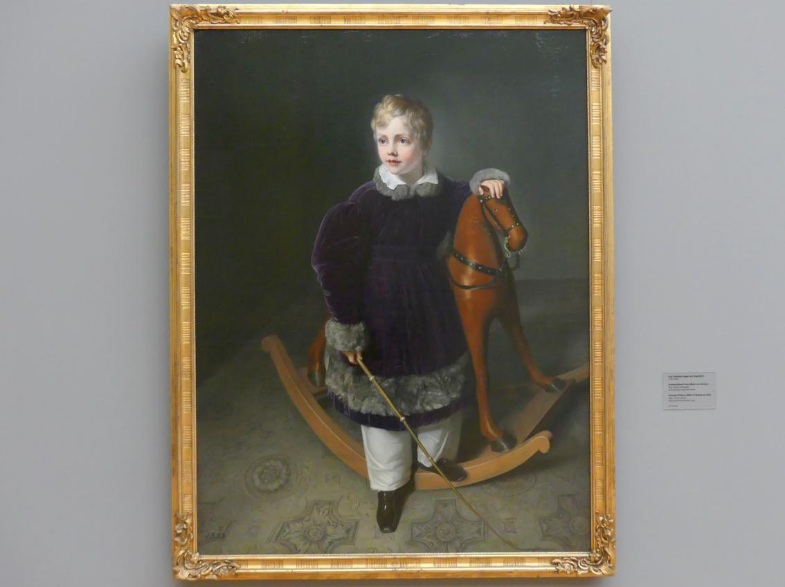 Carl Christian Vogel von Vogelstein (1816–1853), Knabenbildnis Prinz Albert von Sachsen, Dresden, Albertinum, Galerie Neue Meister, 2. Obergeschoss, Saal 4, 1833, Bild 1/2