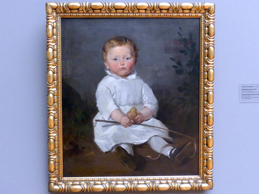 Ferdinand von Rayski (1837–1875), Kinderbildnis Hans von Posern, Dresden, Albertinum, Galerie Neue Meister, 2. Obergeschoss, Saal 5, 1841, Bild 1/2