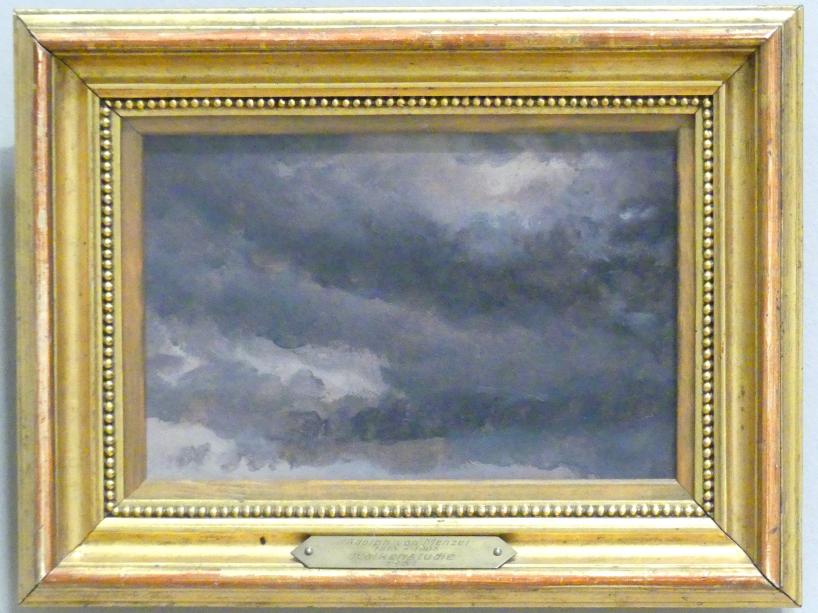 Adolph von Menzel (1844–1888), Wolkenstudie, Dresden, Albertinum, Galerie Neue Meister, 2. Obergeschoss, Saal 7, 1851, Bild 1/2