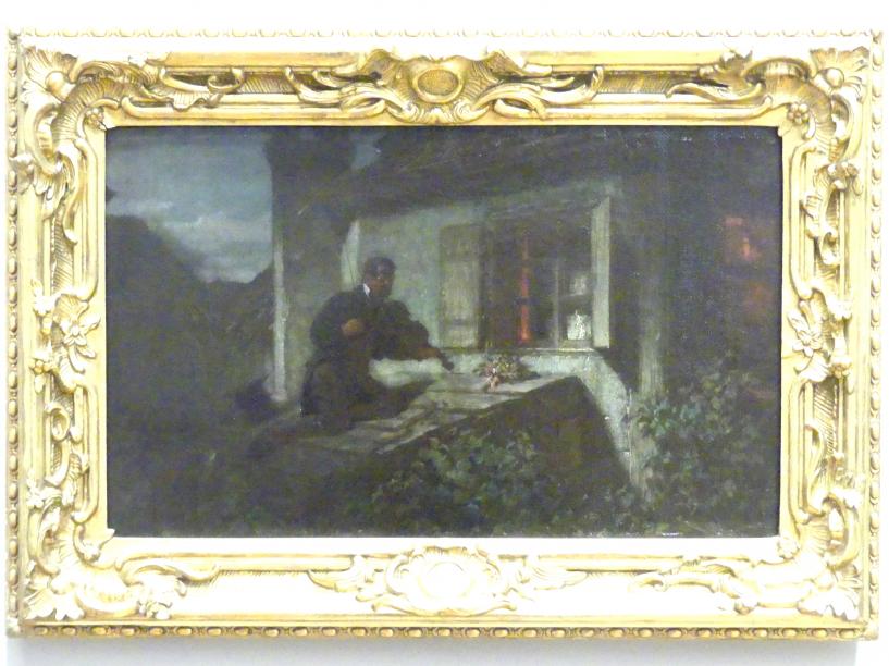 Carl Spitzweg (1835–1880), Das Ständchen, Dresden, Albertinum, Galerie Neue Meister, 2. Obergeschoss, Saal 9, um 1850, Bild 1/2