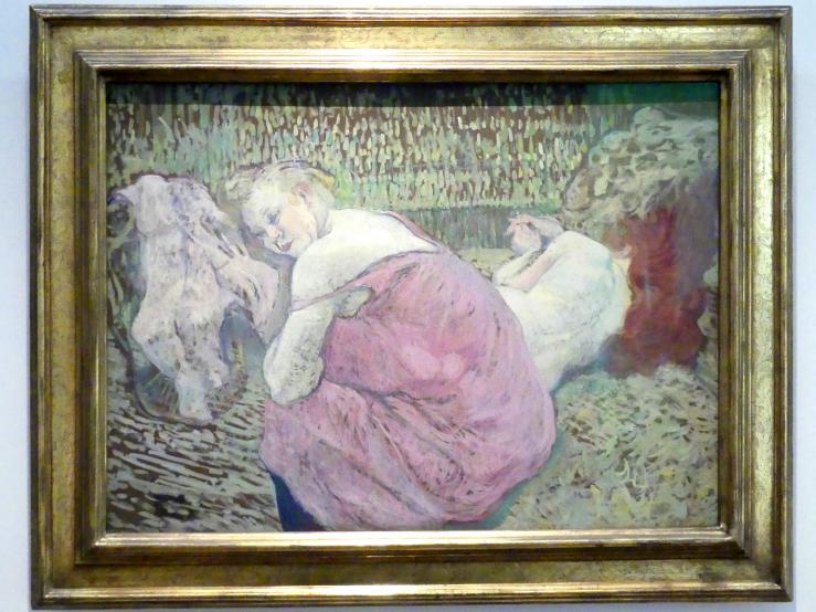 Henri de Toulouse-Lautrec (1880–1897), Les deux amies - Zwei Freundinnen, Dresden, Albertinum, Galerie Neue Meister, 2. Obergeschoss, Saal 10, 1895, Bild 1/2