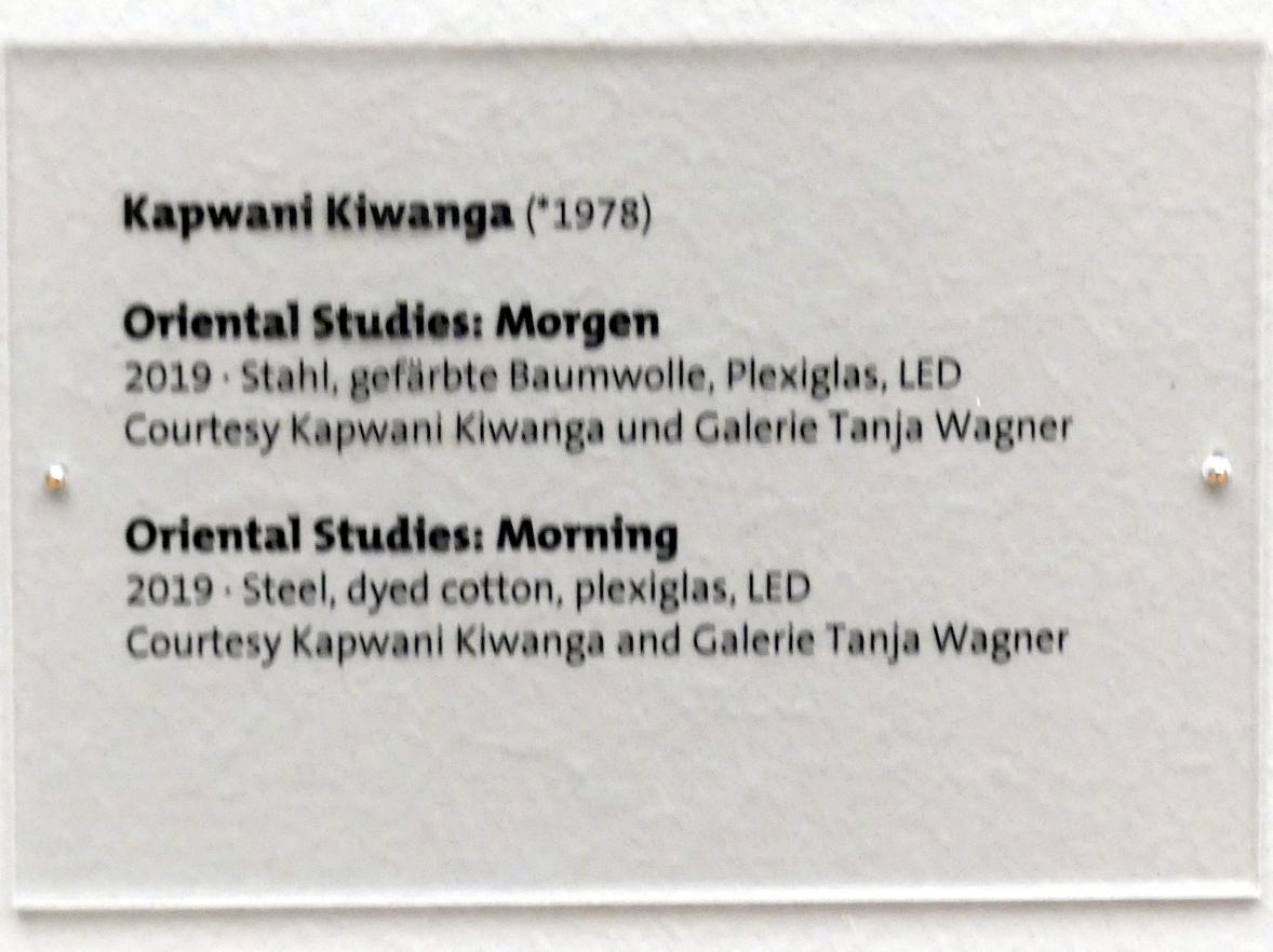 Kapwani Kiwanga (2019), Oriental Studies: Morgen, Dresden, Albertinum, Galerie Neue Meister, 2. Obergeschoss, Saal 12, 2019, Bild 4/4