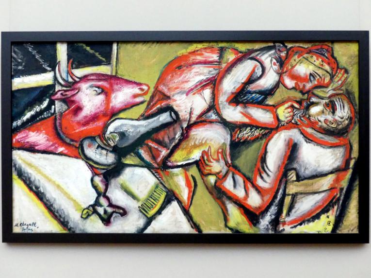 Marc Chagall (1910–1972), Paar mit Ziege, Dresden, Albertinum, Galerie Neue Meister, 2. Obergeschoss, Saal 13, 1911