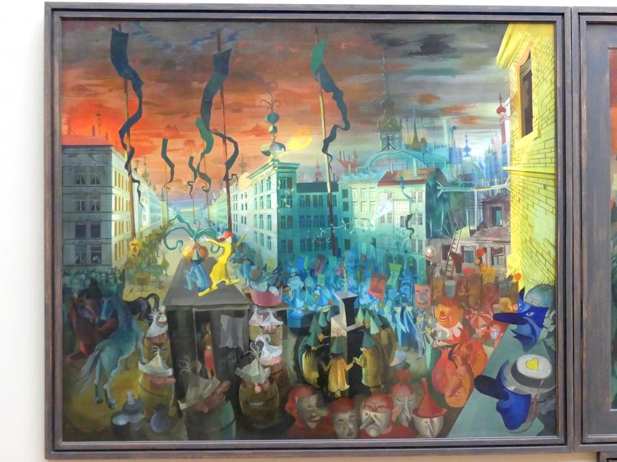 Hans Grundig (1928–1947), Das Tausendjährige Reich (Triptychon), Dresden, Albertinum, Galerie Neue Meister, 2. Obergeschoss, Saal 15, 1935–1938, Bild 2/6