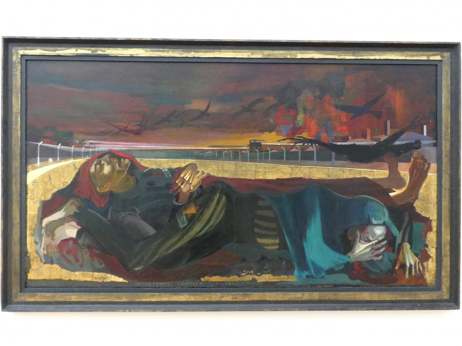 Hans Grundig (1928–1947), Den Opfern des Faschismus, Dresden, Albertinum, Galerie Neue Meister, 2. Obergeschoss, Saal 16, um 1947, Bild 1/2
