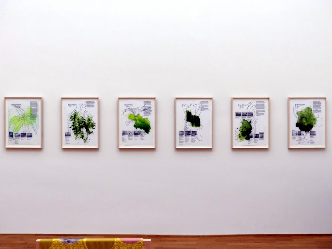 Céline Condorelli (2018–2019), Plant Studies (Serie/Series), Dresden, Albertinum, Galerie Neue Meister, 2. Obergeschoss, Saal 18, 2018, Bild 1/2