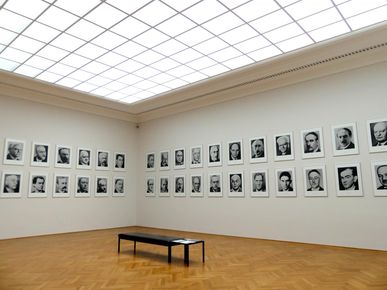 Gerhard Richter (1963–2020), 48 Porträits (324a), Dresden, Albertinum, Galerie Neue Meister, 2. Obergeschoss, Saal 21, 1972