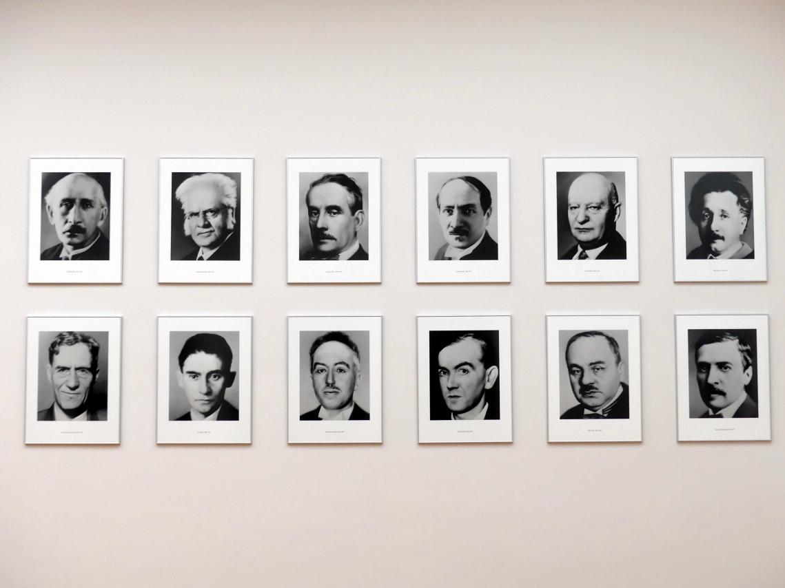 Gerhard Richter (1963–2020), 48 Porträits (324a), Dresden, Albertinum, Galerie Neue Meister, 2. Obergeschoss, Saal 21, 1972, Bild 5/8