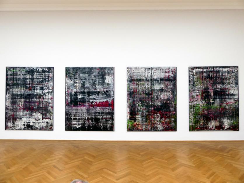 Gerhard Richter (1963–2020), BIRKENAU (937a/1-4), Dresden, Albertinum, Galerie Neue Meister, 2. Obergeschoss, Saal 21, 2014–2015