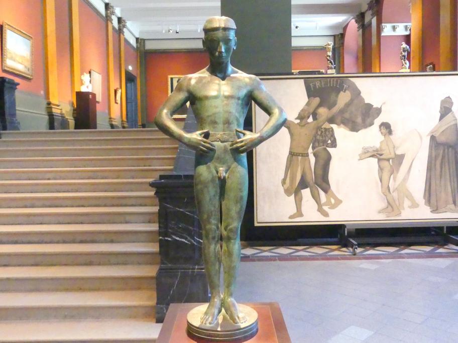 Sascha Schneider (1894–1913), Gürtelbinder, Dresden, Albertinum, Galerie Neue Meister, 1. Obergeschoss, Klingersaal, 1913