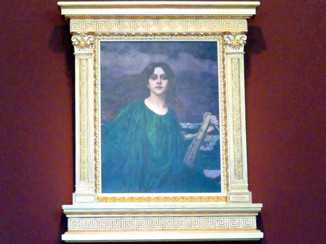 Hans Unger (1893–1897), Die Muse, Dresden, Albertinum, Galerie Neue Meister, 1. Obergeschoss, Klingersaal, 1897, Bild 2/3
