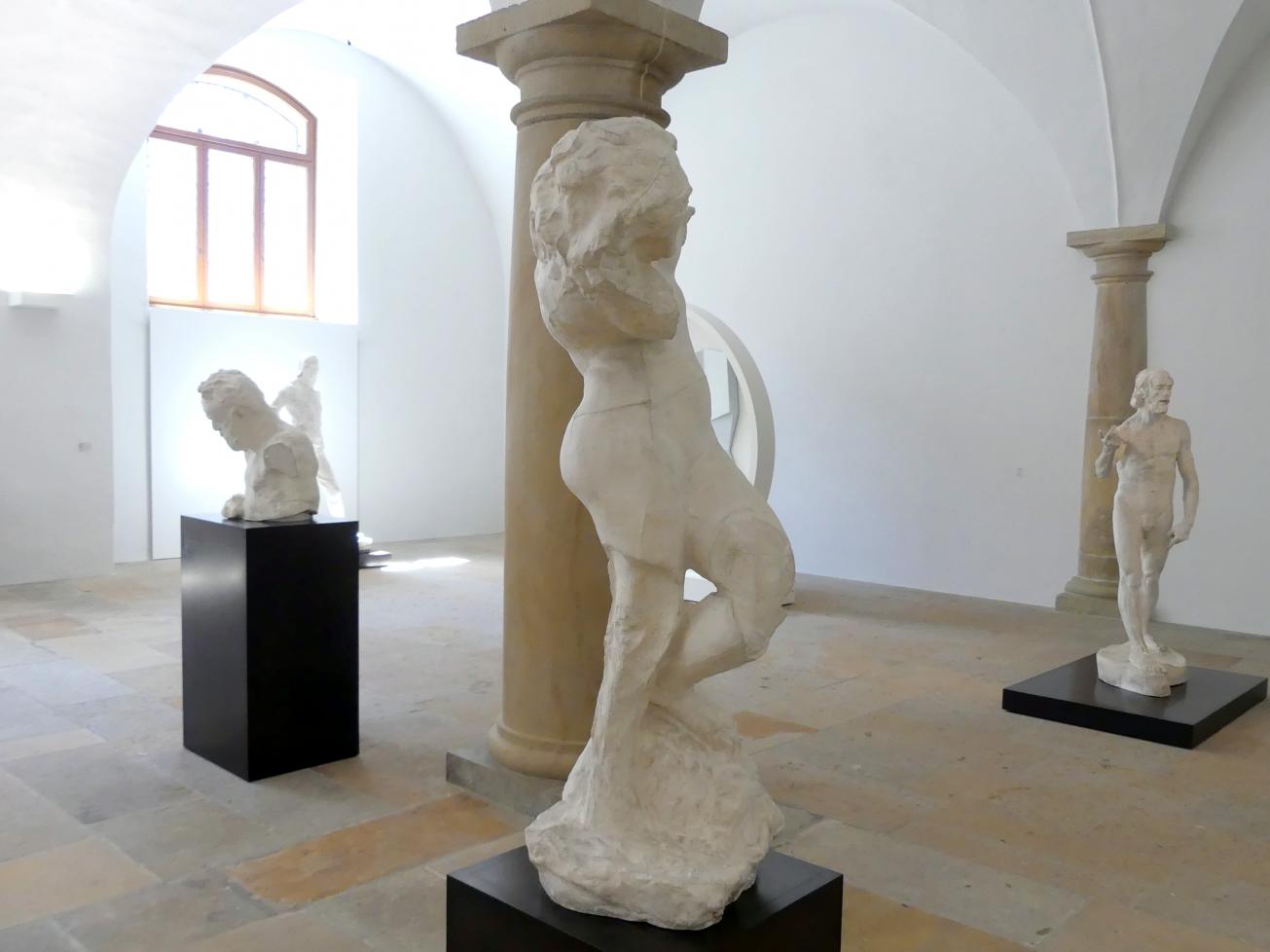 Auguste Rodin (1863–1917), Die Innere Stimme (Meditation), Dresden, Albertinum, Galerie Neue Meister, Erdgeschoss, Skulpturenhalle, 1886, Bild 1/4