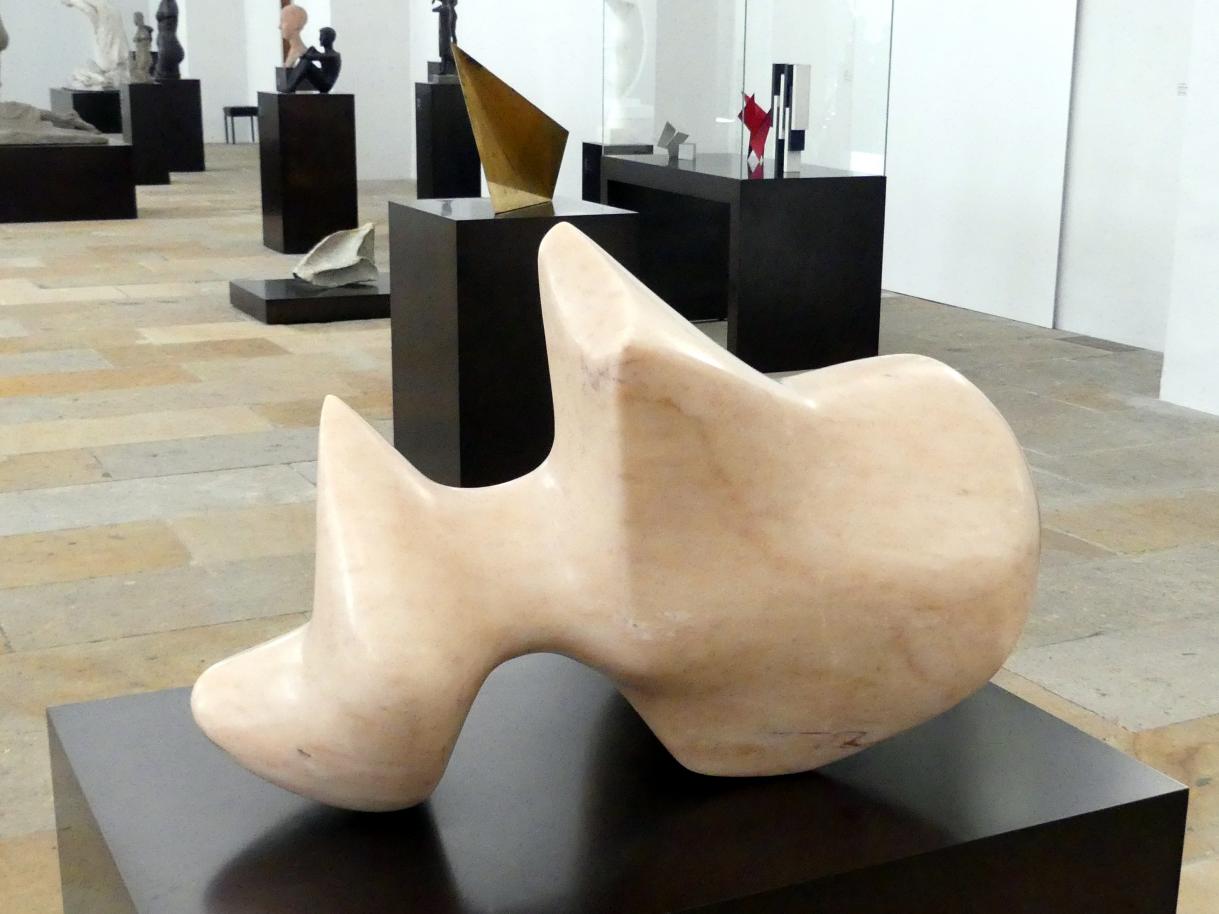 Henry Moore (1924–1982), Carving Points, Dresden, Albertinum, Galerie Neue Meister, Erdgeschoss, Skulpturenhalle, 1974, Bild 3/4
