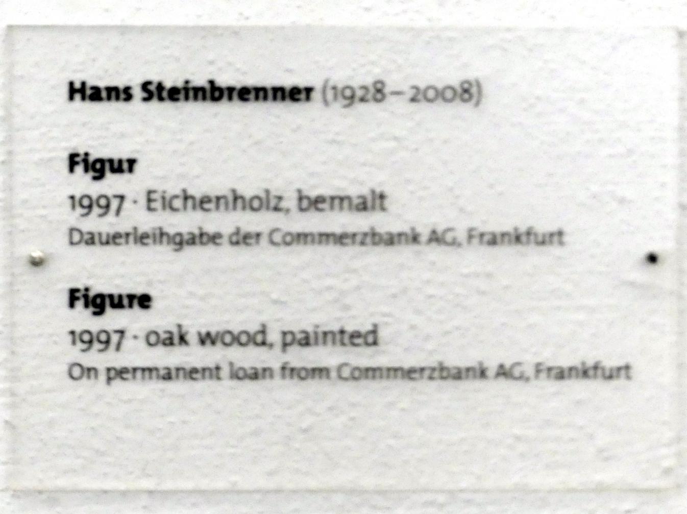 Hans Steinbrenner (1997), Figur, Dresden, Albertinum, Galerie Neue Meister, Erdgeschoss, Skulpturenhalle, 1997, Bild 4/4