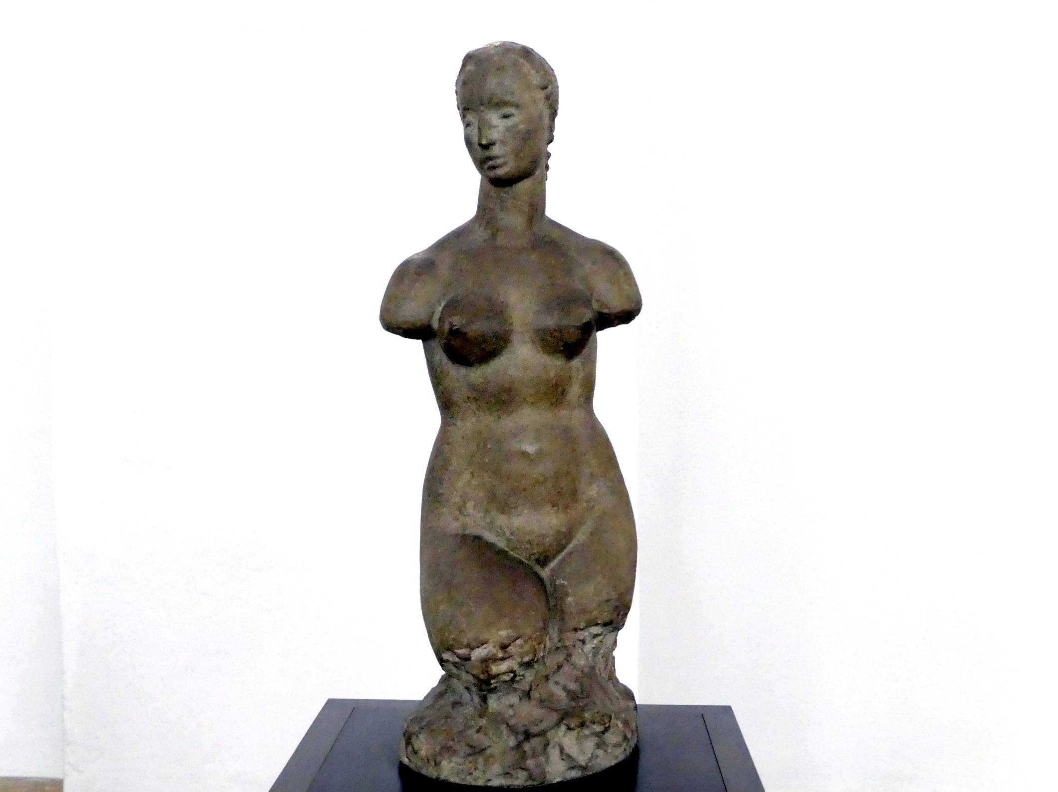 Wilhelm Lehmbruck (1909–1918), Kleiner weiblicher Torso - sogenannter "Hagener Torso", Dresden, Albertinum, Galerie Neue Meister, Erdgeschoss, Skulpturenhalle, 1910–1911