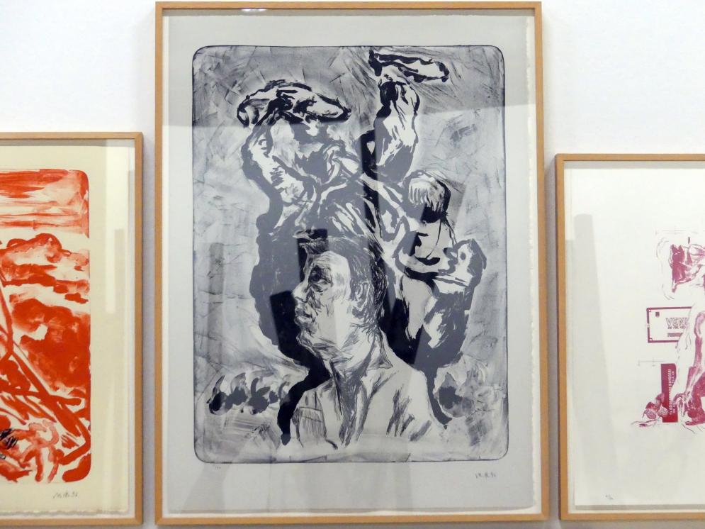 Martin Kippenberger (1984–1996), Ohne Titel, München, Lenbachhaus, Kunstbau, Ausstellung "BODY CHECK" vom 21.05.-15.09.2019, 1996, Bild 6/18