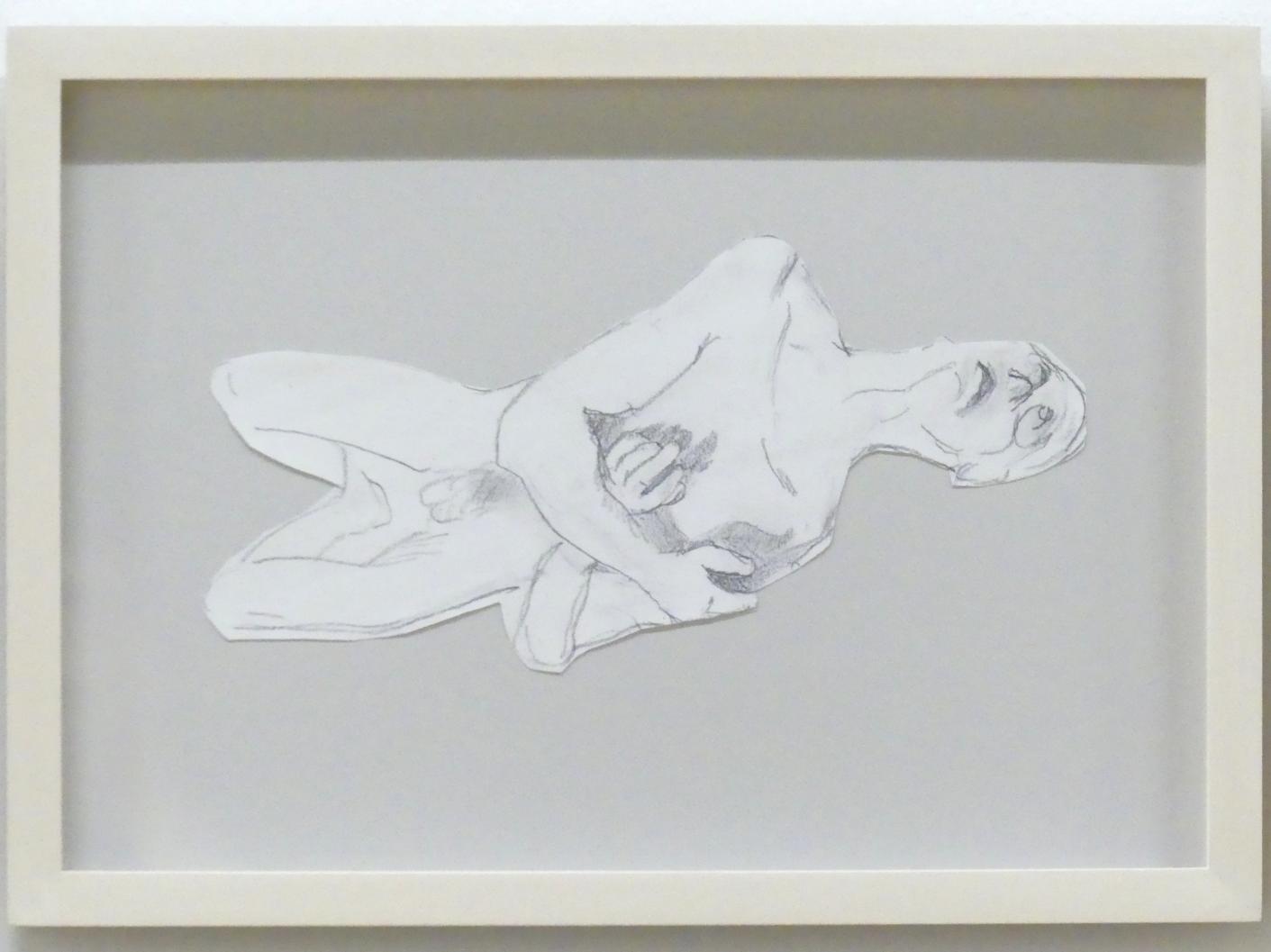 Maria Lassnig (1945–2011), Ohne Titel, München, Lenbachhaus, Kunstbau, Ausstellung "BODY CHECK" vom 21.05.-15.09.2019, um 2006, Bild 5/12