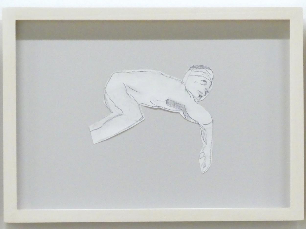Maria Lassnig (1945–2011), Ohne Titel, München, Lenbachhaus, Kunstbau, Ausstellung "BODY CHECK" vom 21.05.-15.09.2019, um 2006, Bild 6/12