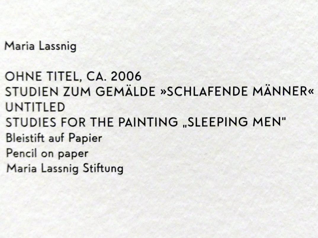 Maria Lassnig (1945–2011), Ohne Titel, München, Lenbachhaus, Kunstbau, Ausstellung "BODY CHECK" vom 21.05.-15.09.2019, um 2006, Bild 12/12