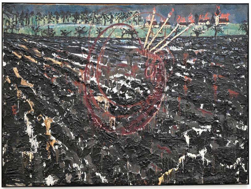 Anselm Kiefer (1969–2020), Nero malt, München, Pinakothek der Moderne, Saal 30, 1974