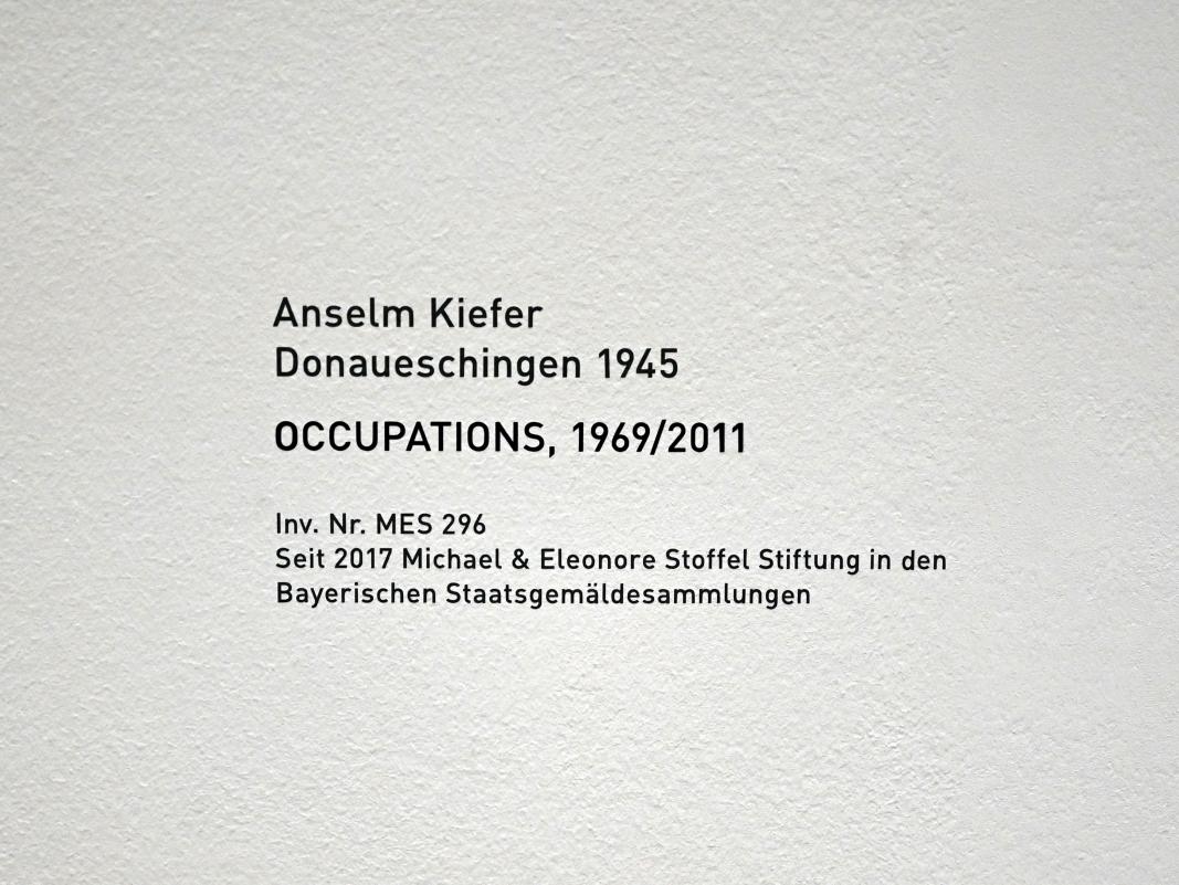 Anselm Kiefer (1969–2020), OCCUPATIONS, München, Pinakothek der Moderne, Saal 30, 1969, Bild 2/2