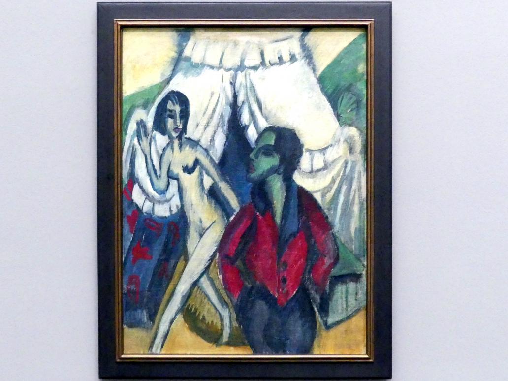 Ernst Ludwig Kirchner (1904–1933), Das Zelt, München, Pinakothek der Moderne, Saal 2, 1914, Bild 1/2