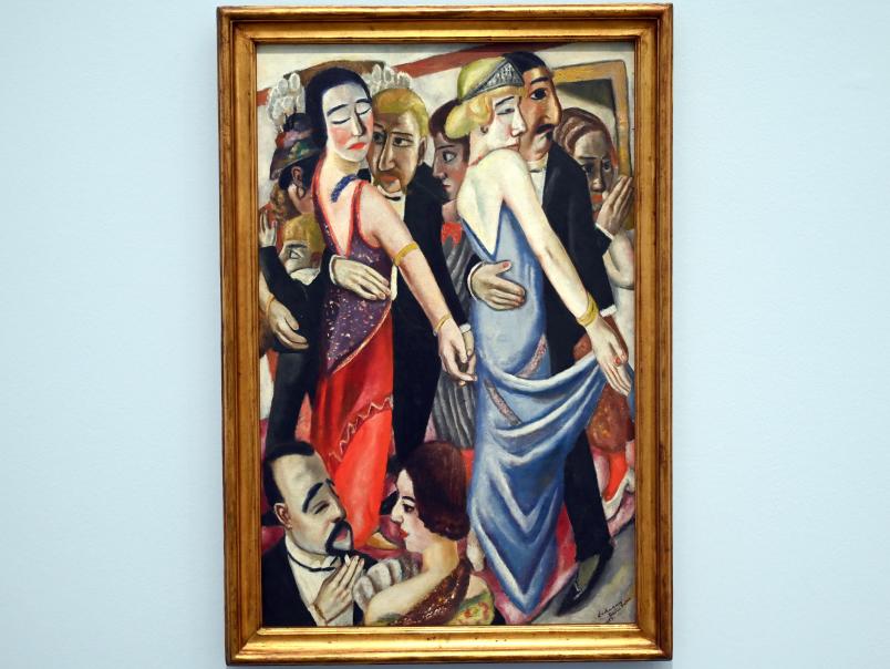 Max Beckmann (1905–1950), Tanz in Baden-Baden, München, Pinakothek der Moderne, Saal 9, 1923, Bild 1/2