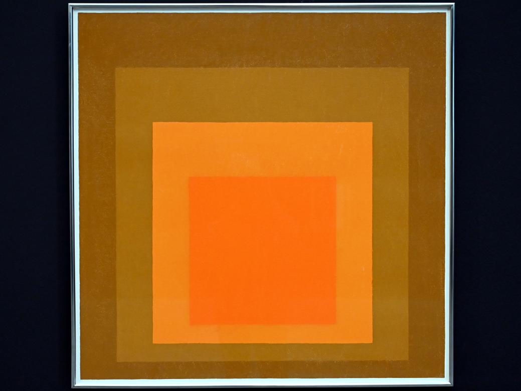 Josef Albers (1927–1967), Salute, München, Pinakothek der Moderne, Saal 11, 1967, Bild 1/2