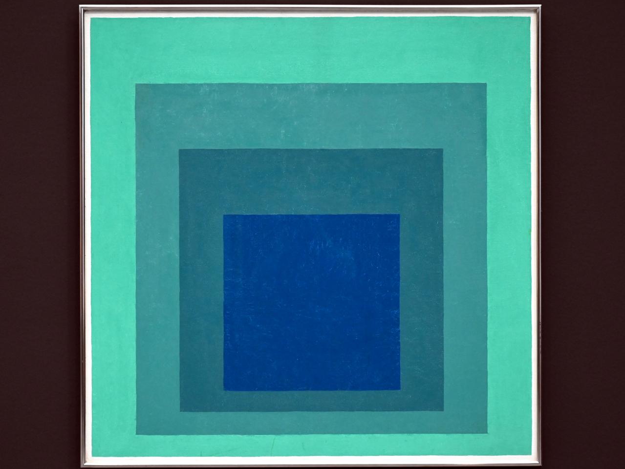 Josef Albers (1927–1967), Homage to the Square: Ritardando, München, Pinakothek der Moderne, Saal 11, 1958, Bild 1/2