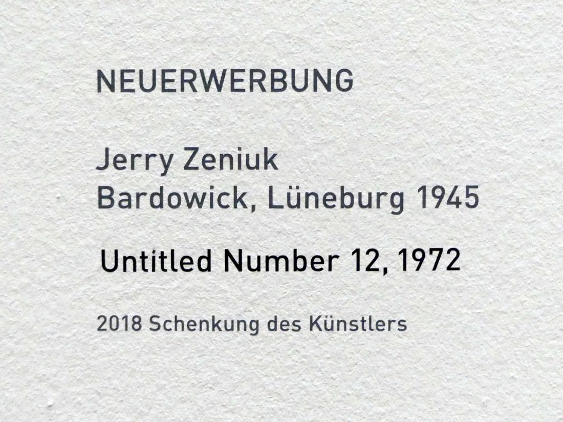 Jerry Zeniuk (1972–2007), Untitled Number 12, München, Pinakothek der Moderne, Saal 16, 1972, Bild 2/2