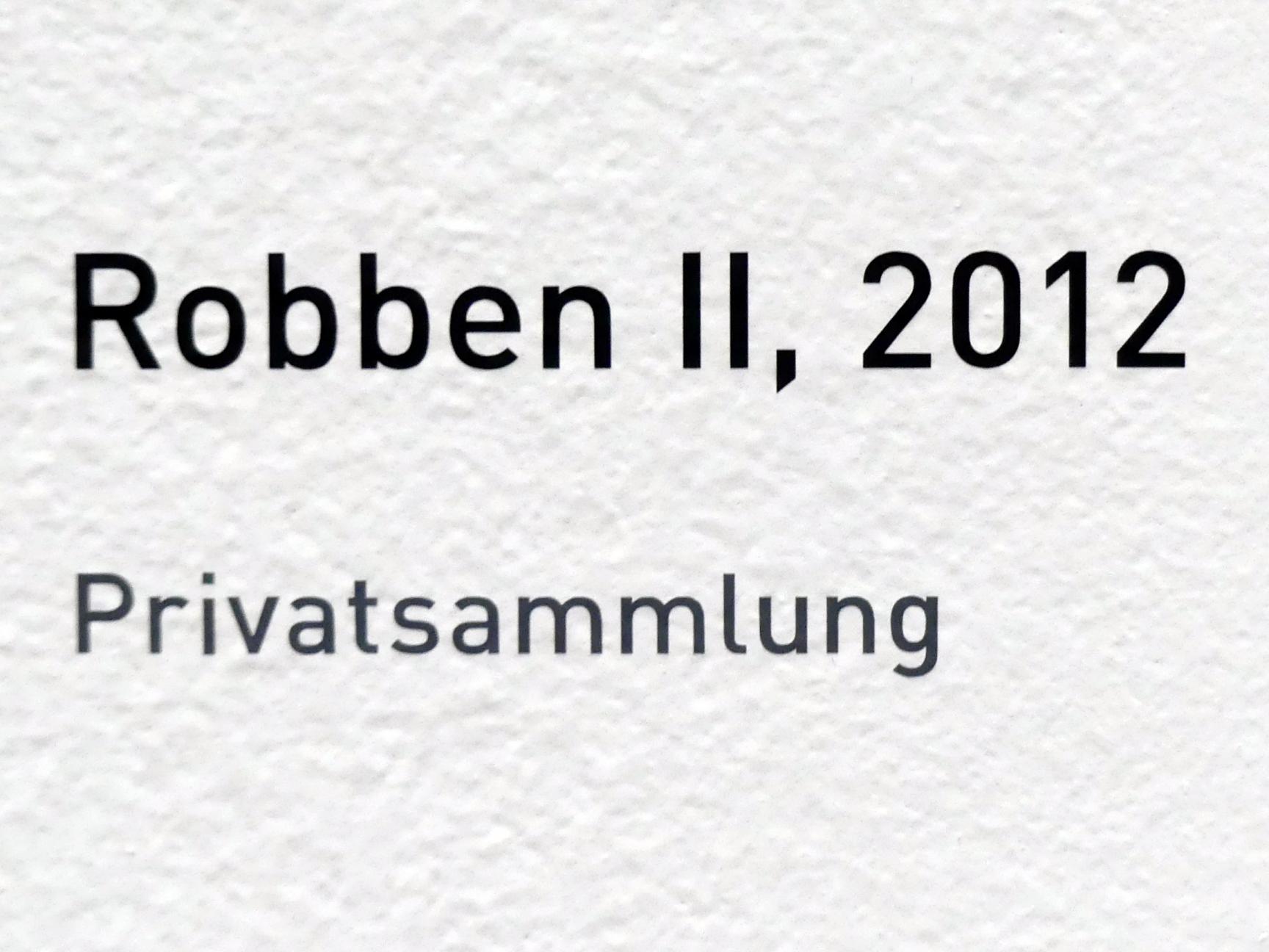 Raoul De Keyser (1964–2012), Robben II, München, Pinakothek der Moderne, Ausstellung "Raoul De Keyser – Œuvre" vom 05.04.-08.09.2019, Saal 21, 2012, Bild 2/2