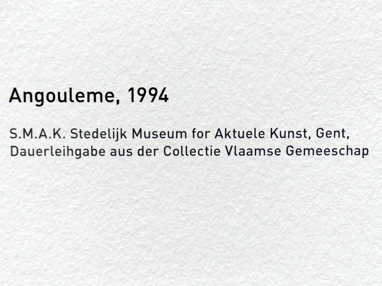 Raoul De Keyser (1964–2012), Angoulême, München, Pinakothek der Moderne, Ausstellung "Raoul De Keyser – Œuvre" vom 05.04.-08.09.2019, Saal 21, 1994, Bild 2/2